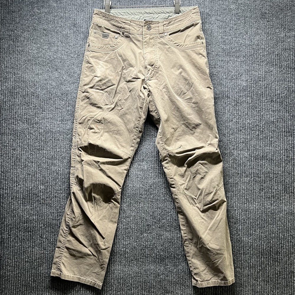 Kuhl Revolvr Pants Men's 30x32 Khaki‎ Tan Hiking Outdoors Lightweight Gorpcore